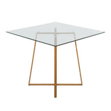 Cosmo - Contemporary Square Dining Table Legs - Furniture Home Direct