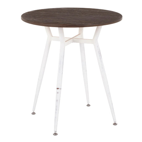 Clara - Industrial Round Dinette Table - Furniture Home Direct