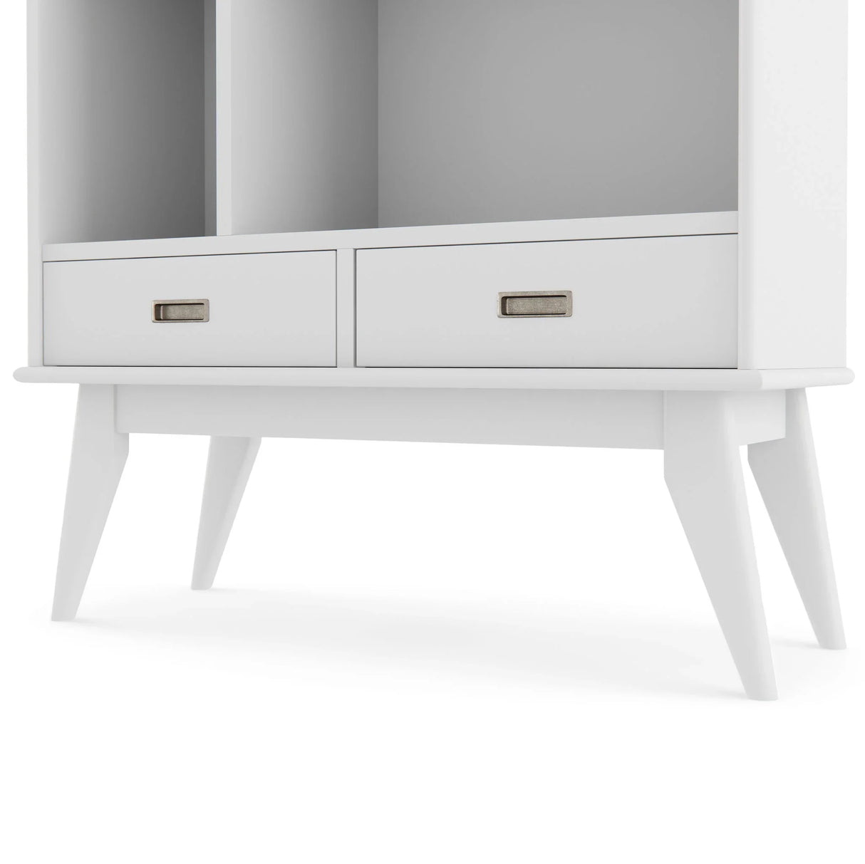Draper - Mid Century Wide Bookcase And Storage Unit - Furniture Home Direct