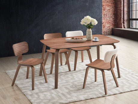 Casson - 5 Piece Dining Room Set - Walnut - Furniture Home Direct