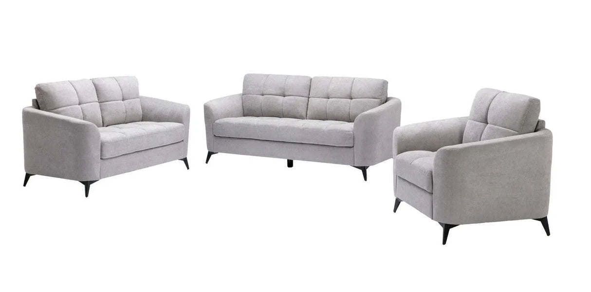 Callie - Woven Fabric Living Room Set - Furniture Home Direct
