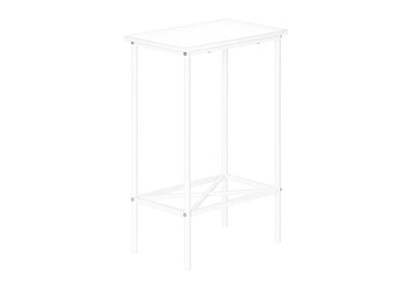 Accent Side Table, Narrow, Small, 2 Tier, Contemporary & Modern - Furniture Home Direct