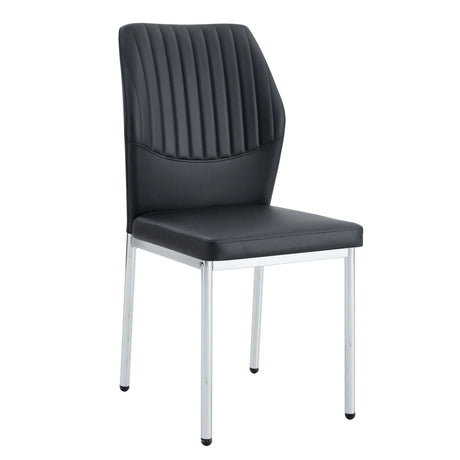 Luxury Simple High Resilience Dining Chair With Metal Legs - Furniture Home Direct