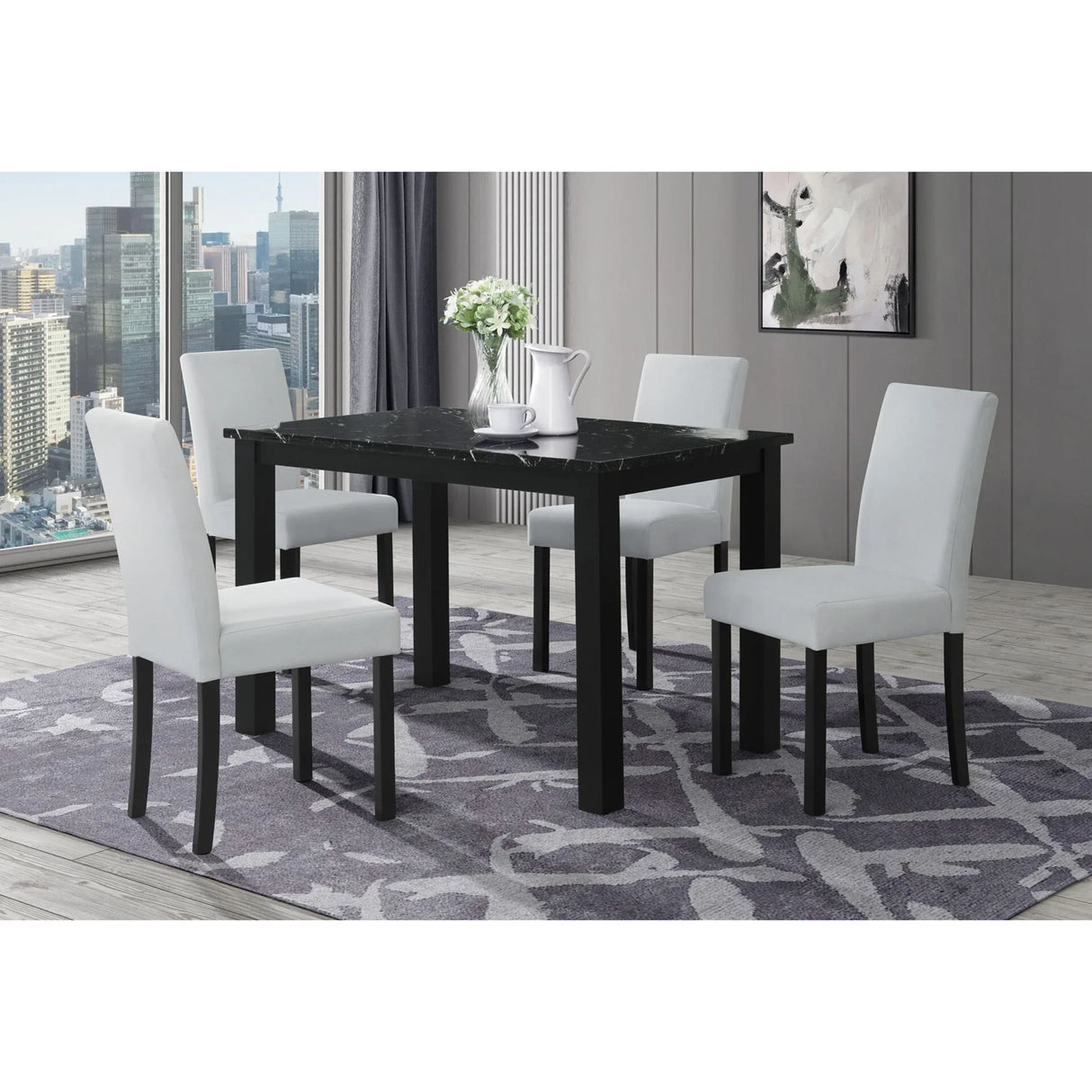 Sarang - Dining Table And Chairs Set - Furniture Home Direct
