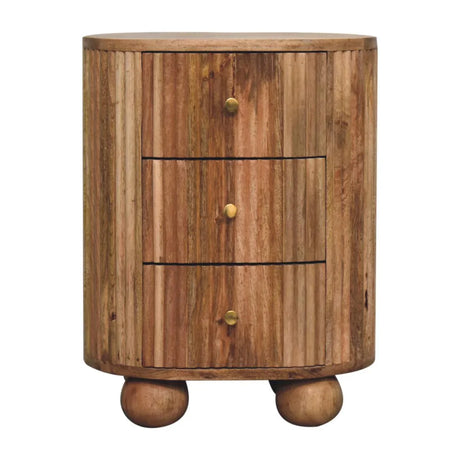 Soba - Ball Drawer Bedside Table - Furniture Home Direct