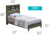 Bed With Transitional Design Stylish - Furniture Home Direct