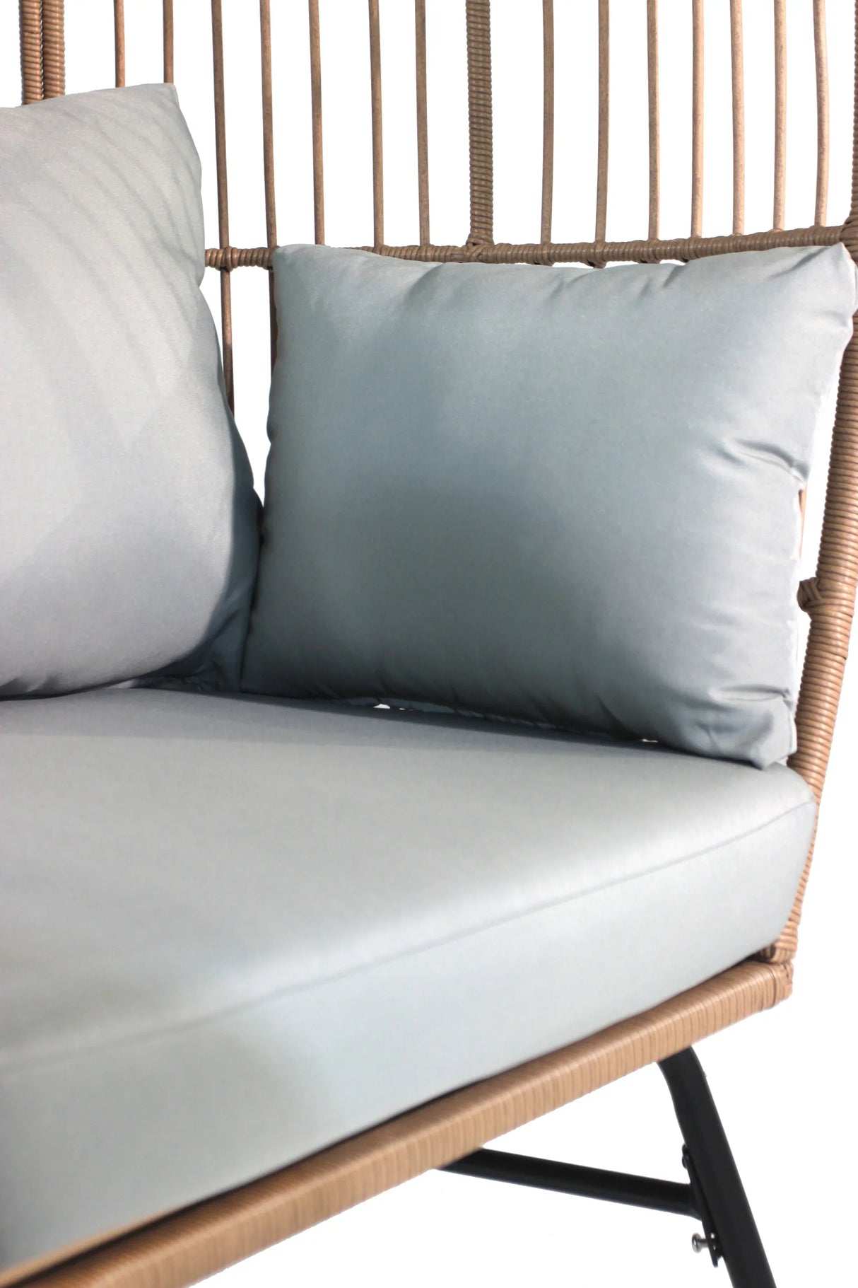 Outdoor Wicker Egg Chair And Footstool - Furniture Home Direct