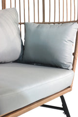 Outdoor Wicker Egg Chair And Footstool - Furniture Home Direct