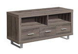 TV Stand Console Media Entertainment Center Storage Cabinet For Living Room - Taupe - Furniture Home Direct