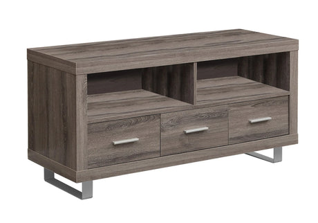 TV Stand Console Media Entertainment Center Storage Cabinet For Living Room - Taupe - Furniture Home Direct