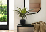 20" Tall, Artificial Plant, Palm, Indoor, Faux, Fake, Table, Greenery, Potted, Real Touch, Decorative - Green / Black - Furniture Home Direct