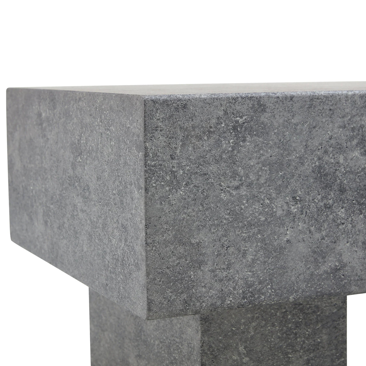 Coffee Table Modern Minimalist Stone Look MDF Textured Gray - Furniture Home Direct