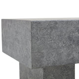 Coffee Table Modern Minimalist Stone Look MDF Textured Gray - Furniture Home Direct