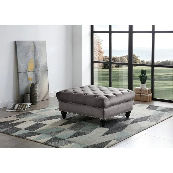Soft Charming Traditional Ottoman - Furniture Home Direct
