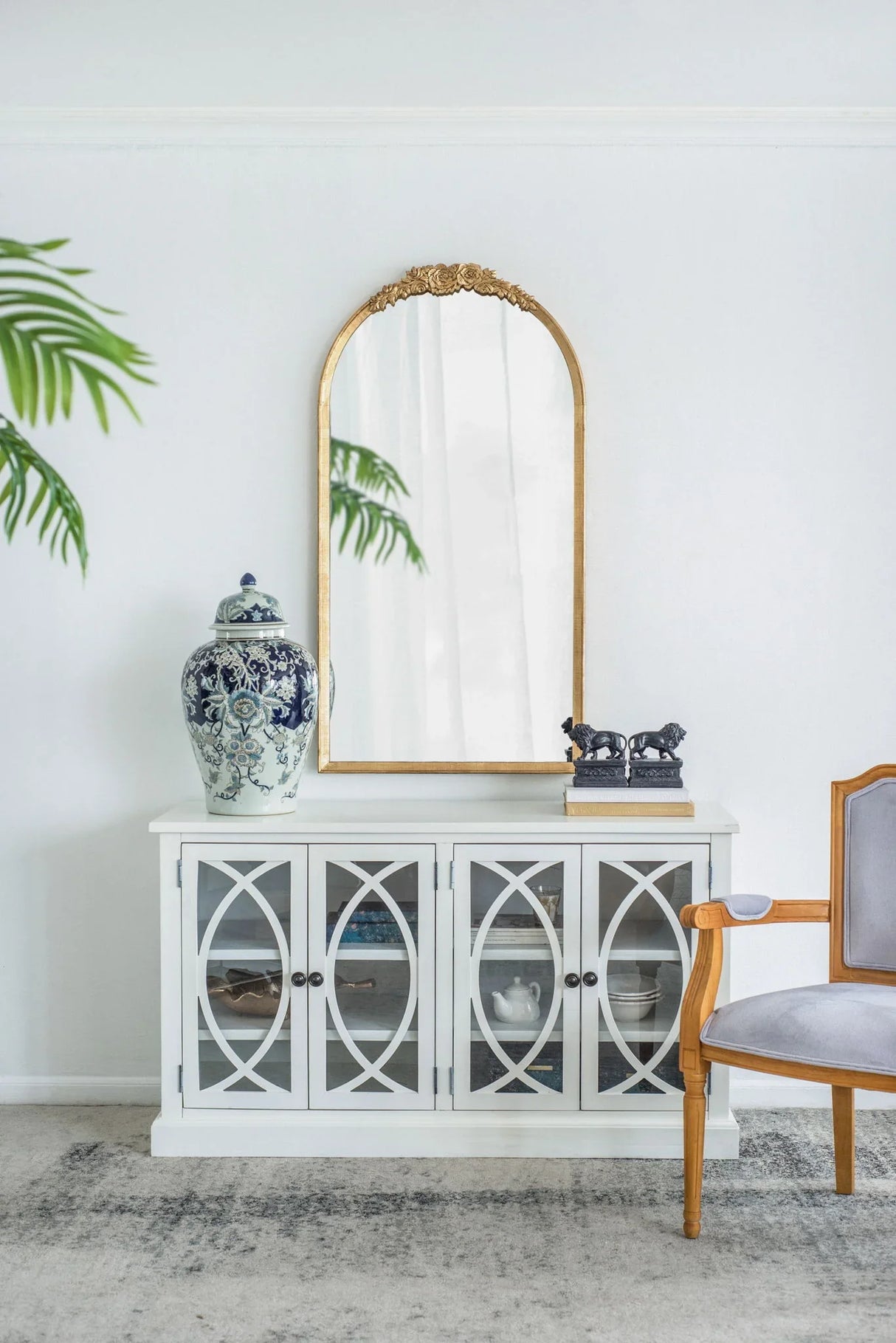Wood Floor Mirror, Full Body Mirror Dressing Make Up Mirror For Bathroom - Furniture Home Direct