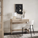 Transitional Reeded Writing Desk With Drawer - Furniture Home Direct