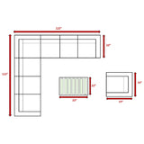 Stylish Sofa Seating Group With Cushions Perfect For Outdoor Gatherings - Furniture Home Direct