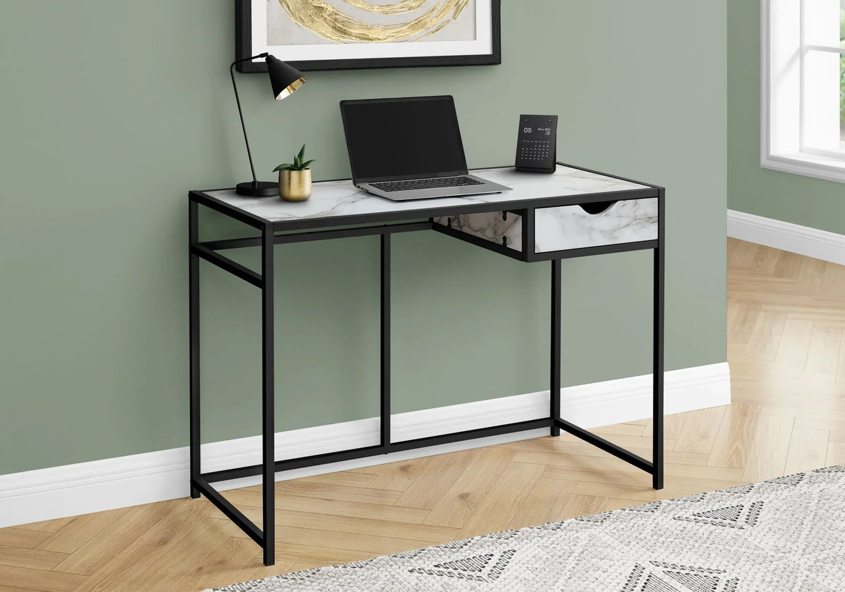 Computer Desk For Home Office, 1 Storage Drawer, Contemporary & Modern - Furniture Home Direct