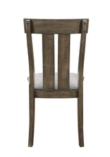 Dining Set Rustic Wood Bench and Upholstered Chairs Brown - Furniture Home Direct
