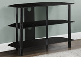 TV Stand, 36 Inch, Console, Media Entertainment Center, Storage Shelves, Contemporary & Modern - Black - Furniture Home Direct