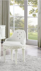 Dorothy - Vanity Chair With Swivel Chair Only - Ivory - Furniture Home Direct
