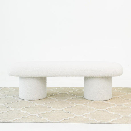 Randolph - Bench - Ivory - Furniture Home Direct