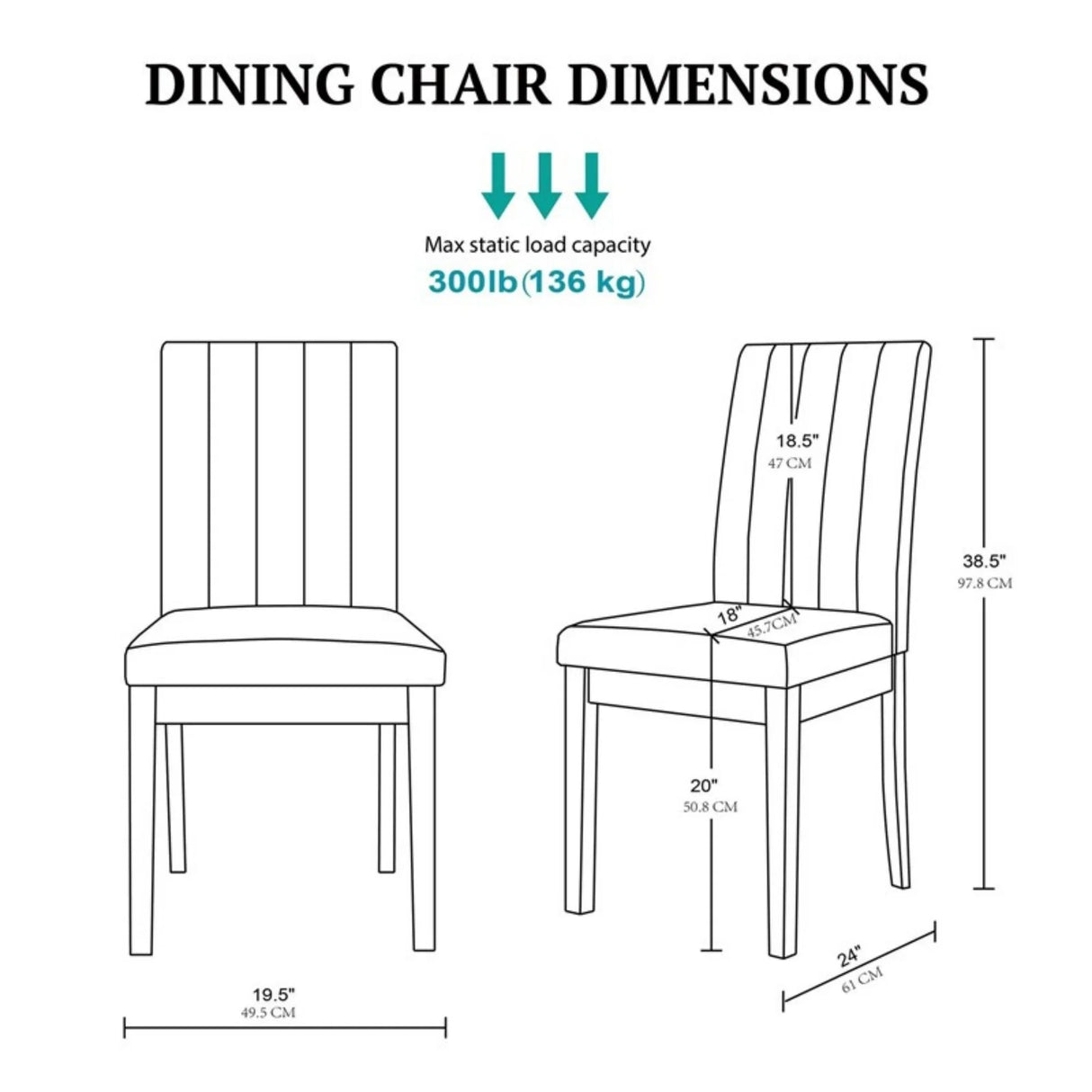 Modern Upholstered Dining Chair (Set of 2) - Furniture Home Direct