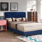 Elegant Transitional Upholstered Bed - Furniture Home Direct