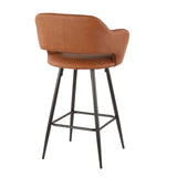 Margarite - Contemporary Counter Stool (Set of 2) - Furniture Home Direct