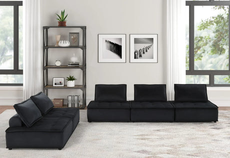 Anna - Soft Velvet Modular Sofa - Furniture Home Direct