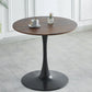 Tulip Table Mid-Century Dining Table With Round MDF Table Top, Pedestal Dining Table, End Table Leisure Coffee Table - Furniture Home Direct