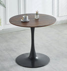 Tulip Table Mid-Century Dining Table With Round MDF Table Top, Pedestal Dining Table, End Table Leisure Coffee Table - Furniture Home Direct