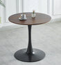 Tulip Table Mid-Century Dining Table With Round MDF Table Top, Pedestal Dining Table, End Table Leisure Coffee Table - Furniture Home Direct