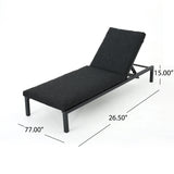 Chaise Lounge - Dark Gray - Furniture Home Direct