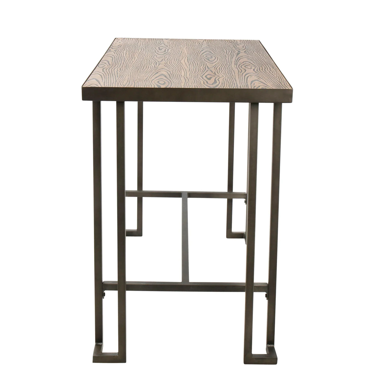 Roman - Industrial Counter Table - Furniture Home Direct