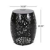 Modern Design Metal End Table, Large