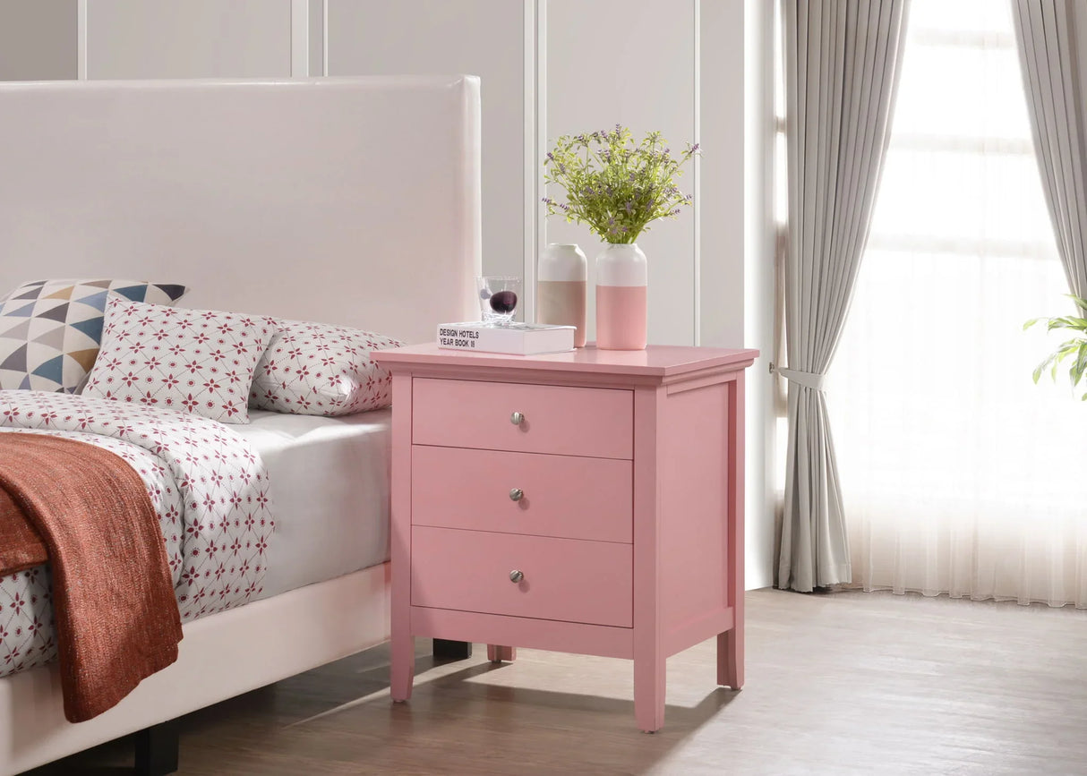 Hammond - 3 Drawer Nightstand - Furniture Home Direct