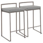 Fuji - Industrial Stackable Counter Stool Elegant Design - Furniture Home Direct