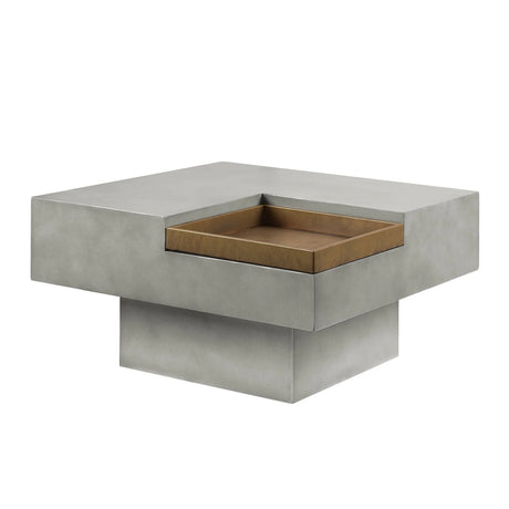 Kailano - Weathered Table - Gray - Furniture Home Direct