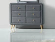 Valda - Dresser - Light Gray - Furniture Home Direct