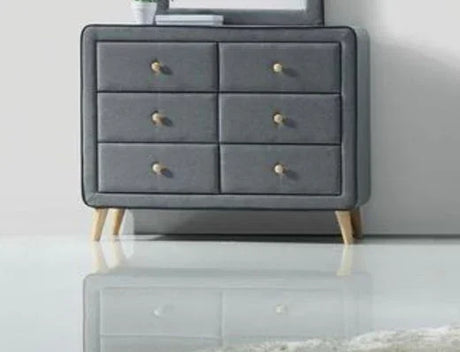 Valda - Dresser - Light Gray - Furniture Home Direct