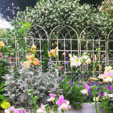 Metal Garden Rustproof Trellis For Climbing Plants Outdoor Flower Support - Furniture Home Direct