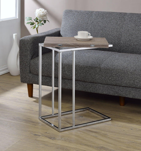 Danson - Weathered Accent Table - Oak - Furniture Home Direct