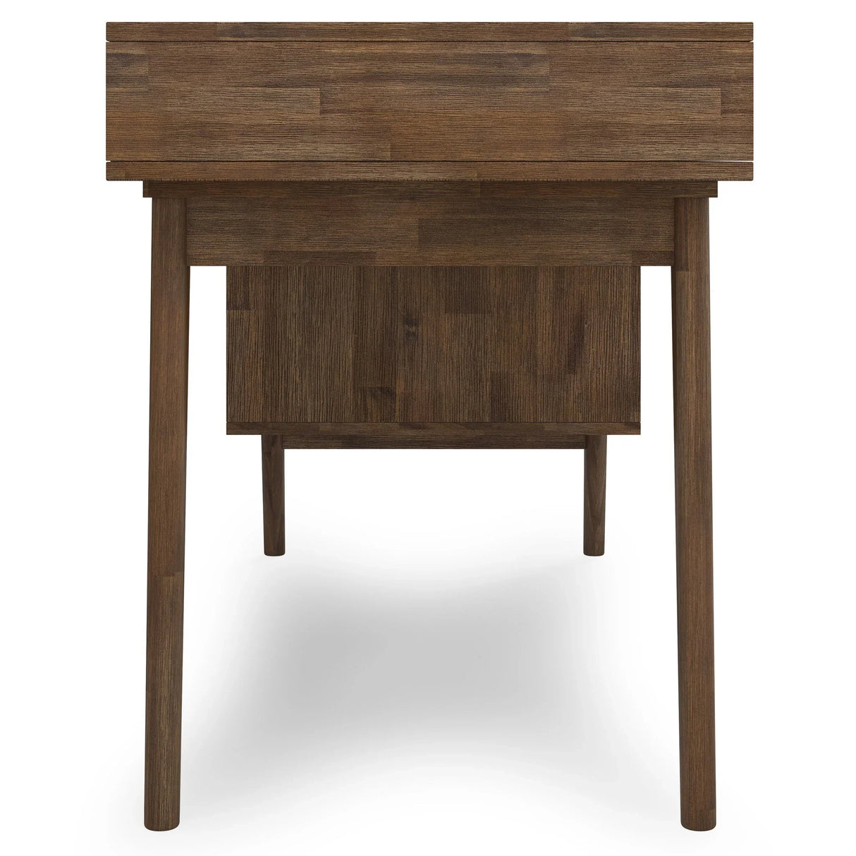 Clarkson - Desk With Side Drawers - Rustic Natural Aged Brown - Furniture Home Direct