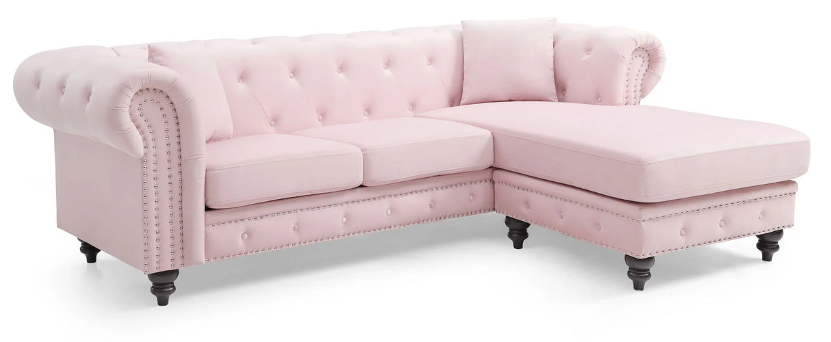 Nola - Luxurious Design Sofa Chaise - Furniture Home Direct