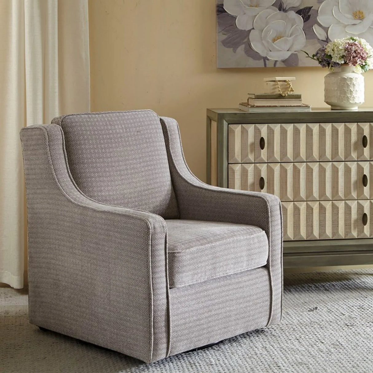 Swivel Chair With 360 Degree Rotation - Furniture Home Direct