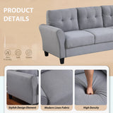 3 Piece Living Room Set Including Sofa, love Seat and Chair - Furniture Home Direct