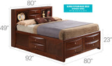 Marilla - Storage Bed With Bookcase Headboard - Furniture Home Direct