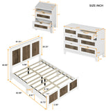 Queen Bedroom Set With Bed Dresser And Nightstands White - Furniture Home Direct