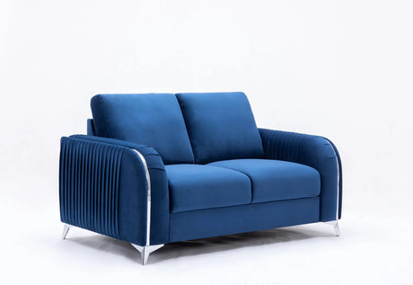 Wenona - Velvet Loveseat - Furniture Home Direct